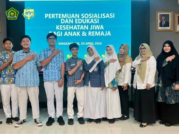 Wakili Madrasah Ikuti Sosialisasi dan Edukasi Kesehatan Jiwa 2026 di Ruang Bumi Betuah Kantor Walikota Singkawang